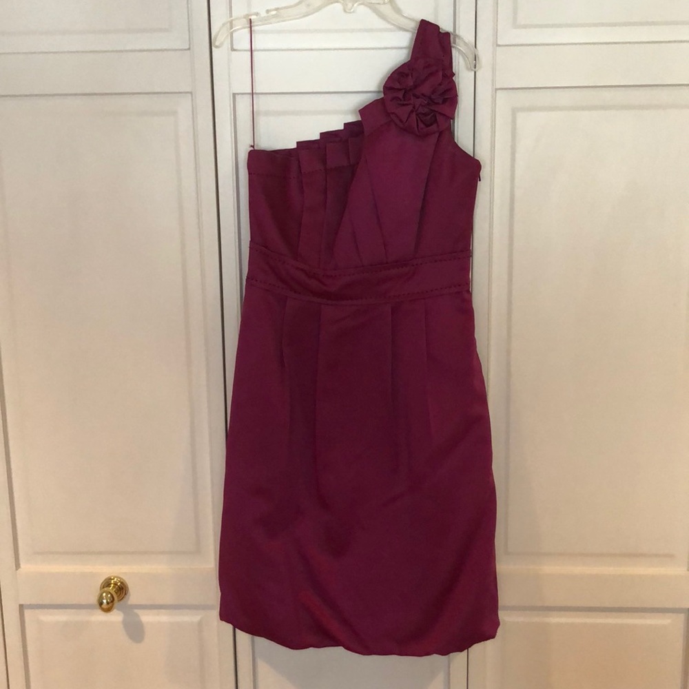 Phoebe Couture purple cocktail dress